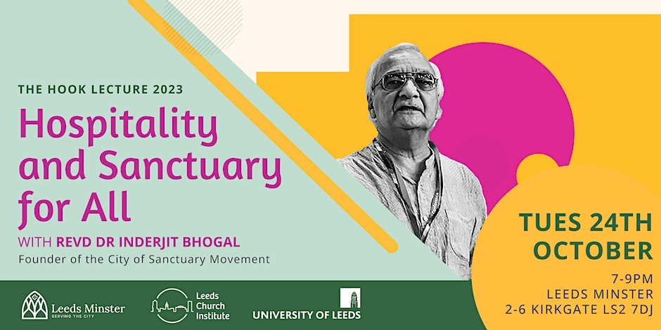 Hook Lecture 2023, by City of Sanctuary founder Revd Dr Inderjit Bhogal